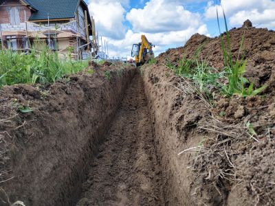 Drainage Ditch Installation